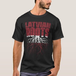 Letse wortels Letse erfgoedvlag T-shirt