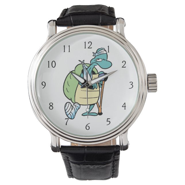 Letsel van moerasschildpad horloge (Voorkant)