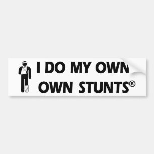 Letsels en intoxicaties bumpersticker