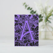 letter A Briefkaart (Staand voorkant)
