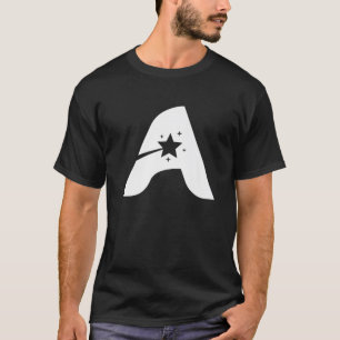 Letter A Capital Alphabet Monogram Initiaal T-shirt
