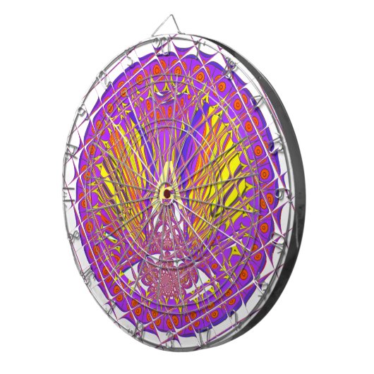 Letter A, Colorful logo-tekstontwerp Dartbord (Voorkant Rechts)