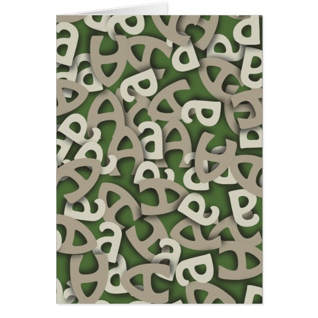 Letter A Grey (Voorkant)