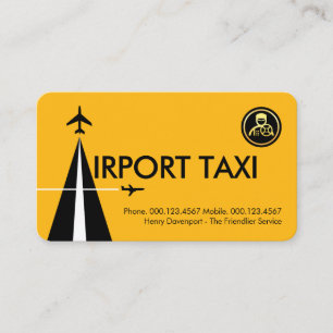 Letter-A Luchthaventaxi Visitekaartje