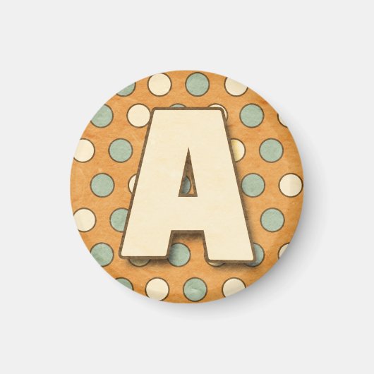Letter A Magnet Magneet (Voorkant)