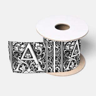 Letter A Middeleeuwse Monogram Art Nouveau Lint