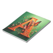 letter a) notitieblok (Gedraaid)