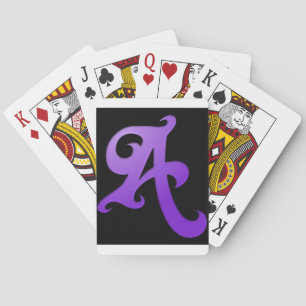 Letter A Pokerkaarten