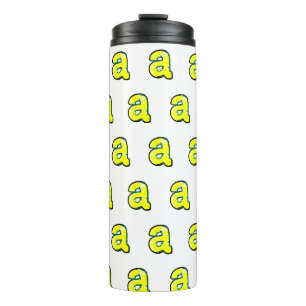 Letter "a" thermosbeker