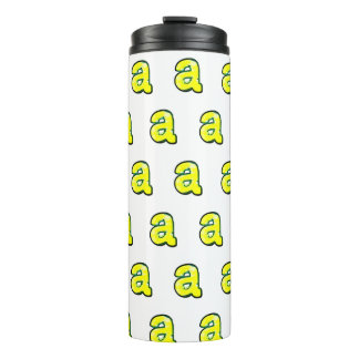 Letter "a" thermosbeker