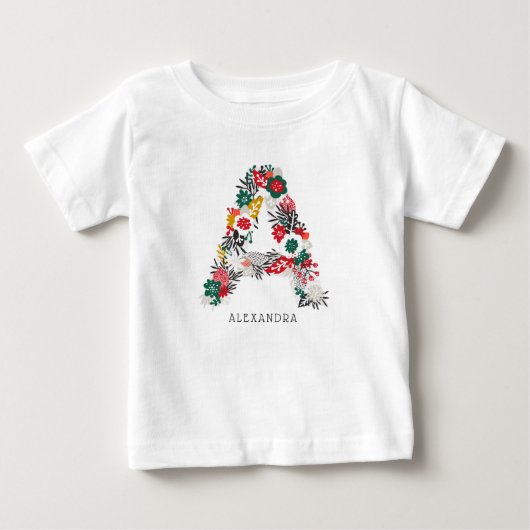 Letter A | Whimsical Bloem Letter Initiaal I (Voorkant)