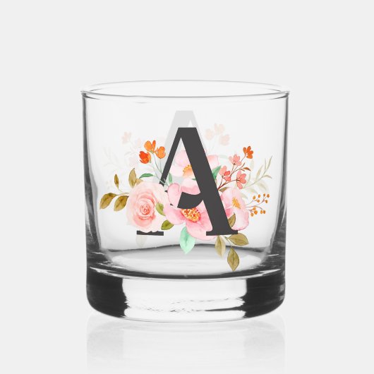 Letter A Whisky Glas (Voorkant)