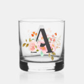 Letter A Whisky Glas (Achterkant)