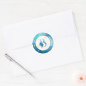 *~* LETTER B - Beach Nautical Envelope Sticker (Envelop)