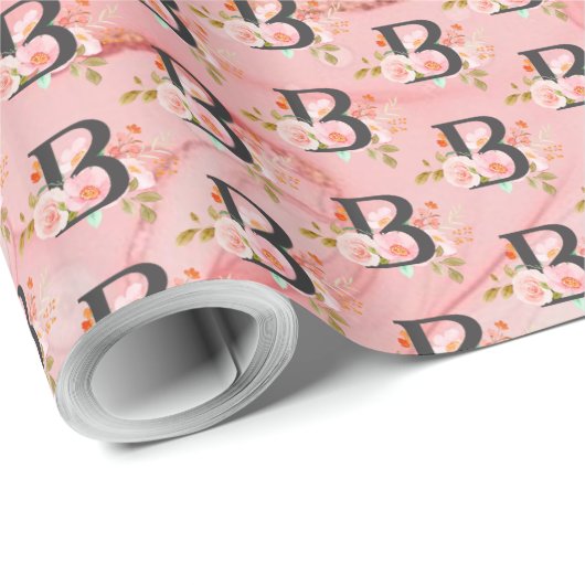 Letter B Cadeaupapier (Rol Hoek)