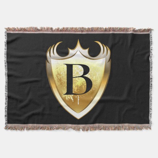 Letter B Capital Alphabet Deken (Voorkant)