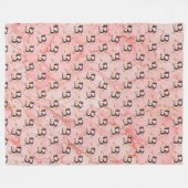 Letter B Fleece Deken (Voorkant (Horizontaal))