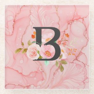Letter B Glazen Onderzetter