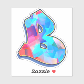 Letter B _ Graffiti alfabet letters Sticker