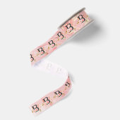 Letter B Grosgrain Lint (Achterkant)