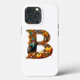 Letter B in Thanksgiving style iPhone 13 Pro Hoesje
