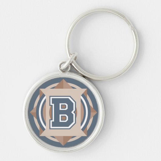 Letter "B"-Initiaal Sleutelhanger (Voorkant)