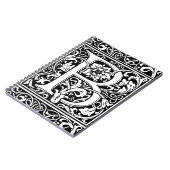 Letter B Medieval Monogram  Initiaal Notitieboek (Linkerzijde)