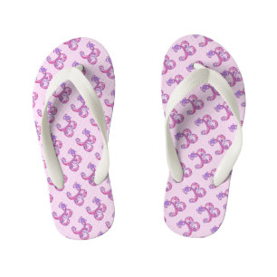 Letter B monogram flip flop thangen