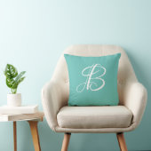 Letter B Monogram Initiaal Aangepast Kussen (Stoel)