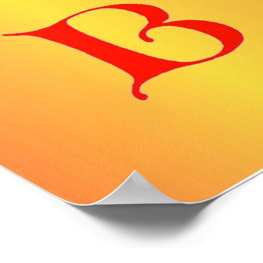 Letter B Poster (Hoek)