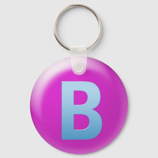 Letter B Sleutelhanger (Voorkant)