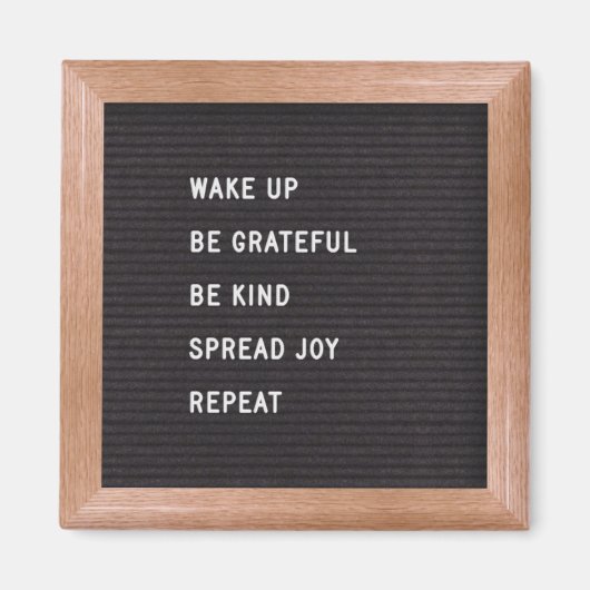 Letter Board Quote Fridge Magnet Magneet (Voorkant)