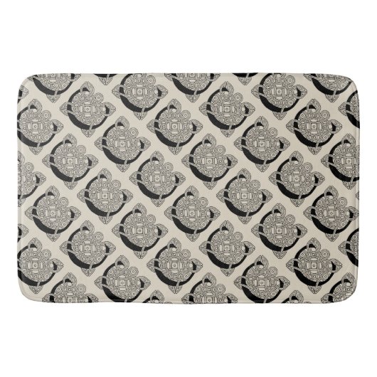 Letter C  Celtic Knot Monogram Badmat (Voorkant)