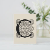 Letter C  Celtic Knot Monogram Briefkaart (Staand voorkant)