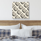 Letter C  Celtic Knot Monogram Canvas Afdruk (Insitu (Slaapkamer))