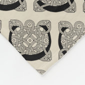 Letter C  Celtic Knot Monogram Fleece Deken (Hoek)