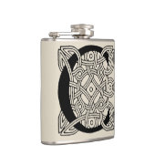 Letter C Celtic Knot Monogram Heupfles (Rechts)