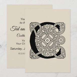 Letter C  Celtic Knot Monogram Kaart