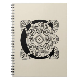 Letter C Celtic Knot Monogram Notitieboek