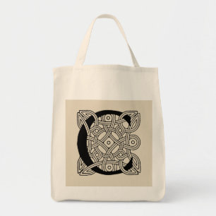 Letter C  Celtic Knot Monogram Tote Bag