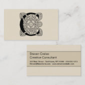 Letter C Celtic Knot Monogram Visitekaartje (Voorkant / Achterkant)