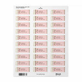 Letter C Cupcake Zakelijk adres Mailing Labels (Full Sheet)