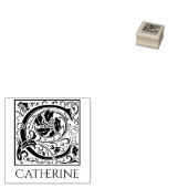 Letter C Eerste letter met naam Rubberstempel (Gestempeld)