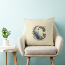 Letter "C" – Elegant ontwerp voor wijnstokken en k