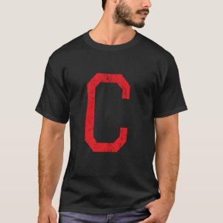Letter C Hoofdletters Alfabet Initiaal Classic Sch T-shirt