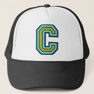 Letter "C" Monogram Trucker Pet