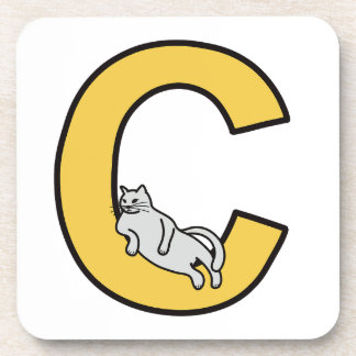 letter C onderzetter
