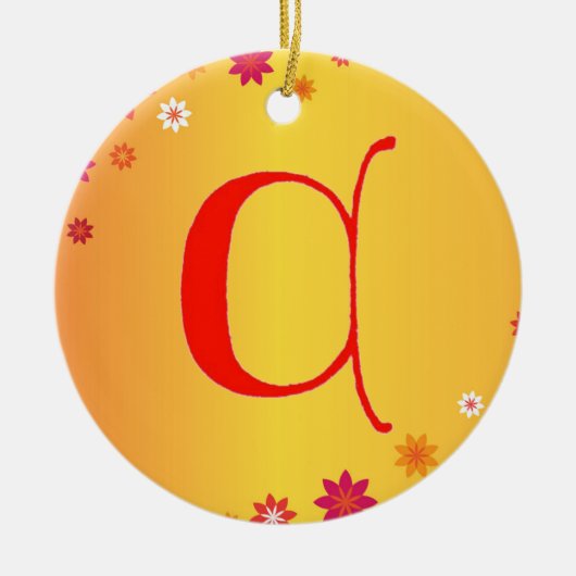 Letter C Ornament (Voorkant)