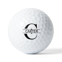 letter C | Zwart siersplit monogram