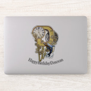 Letter D Birthday Customization Sticker